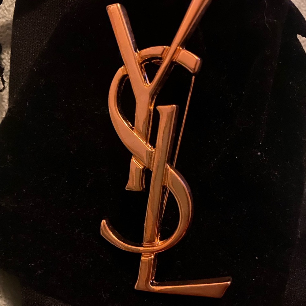 YSL brooch